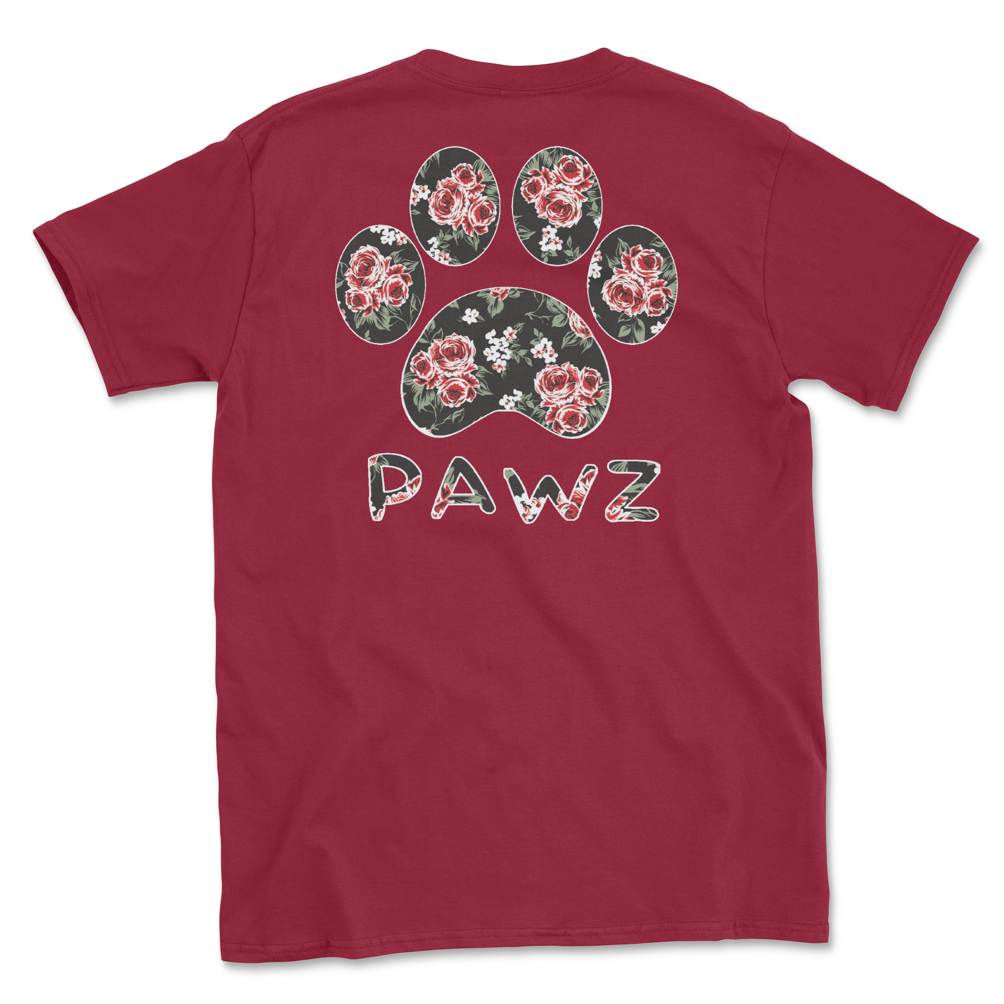 Rose Paw (Adult Short Sleeve T-Shirt)