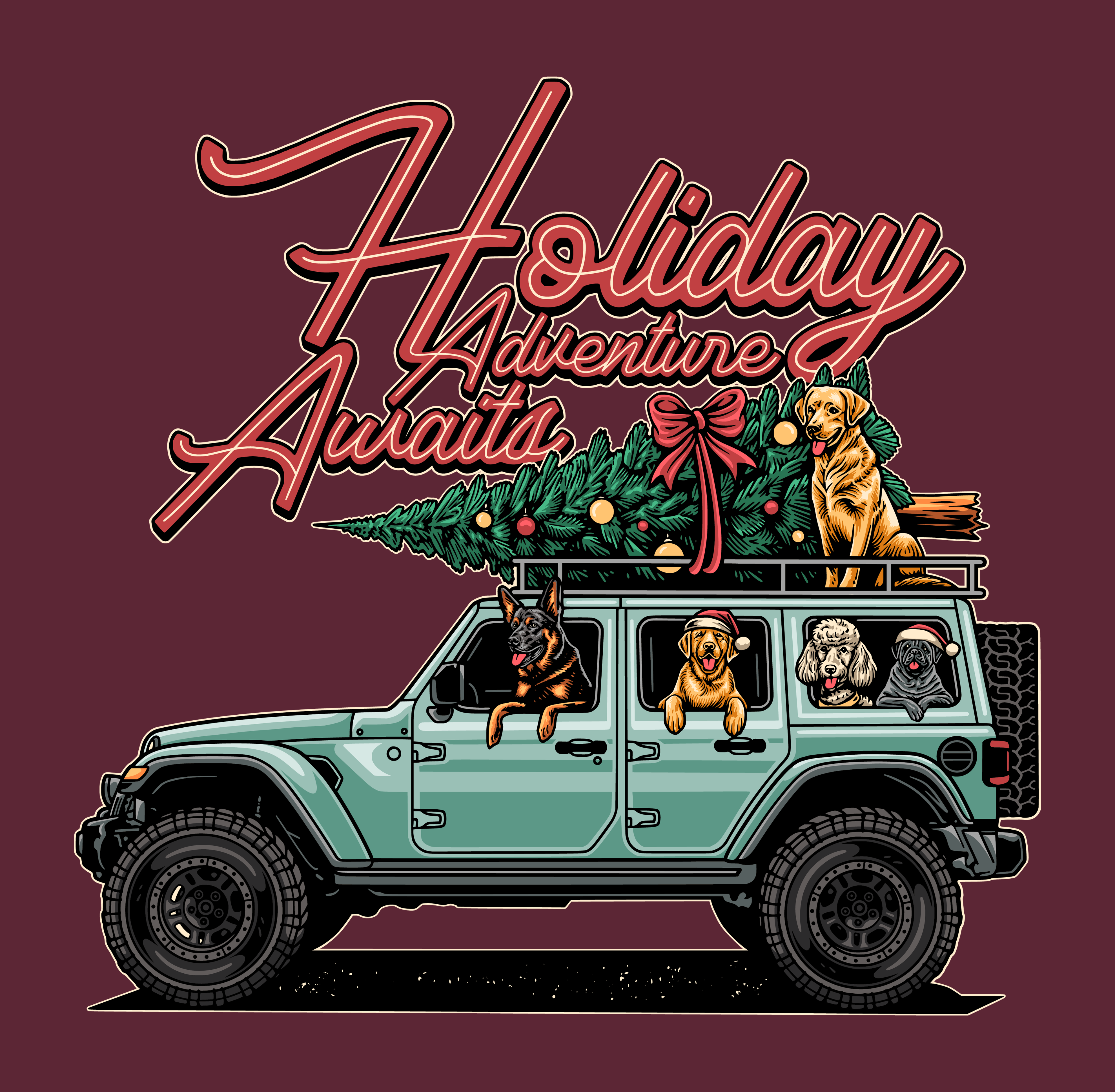 Adventure Awaits - Winter (Adult Hoodie)